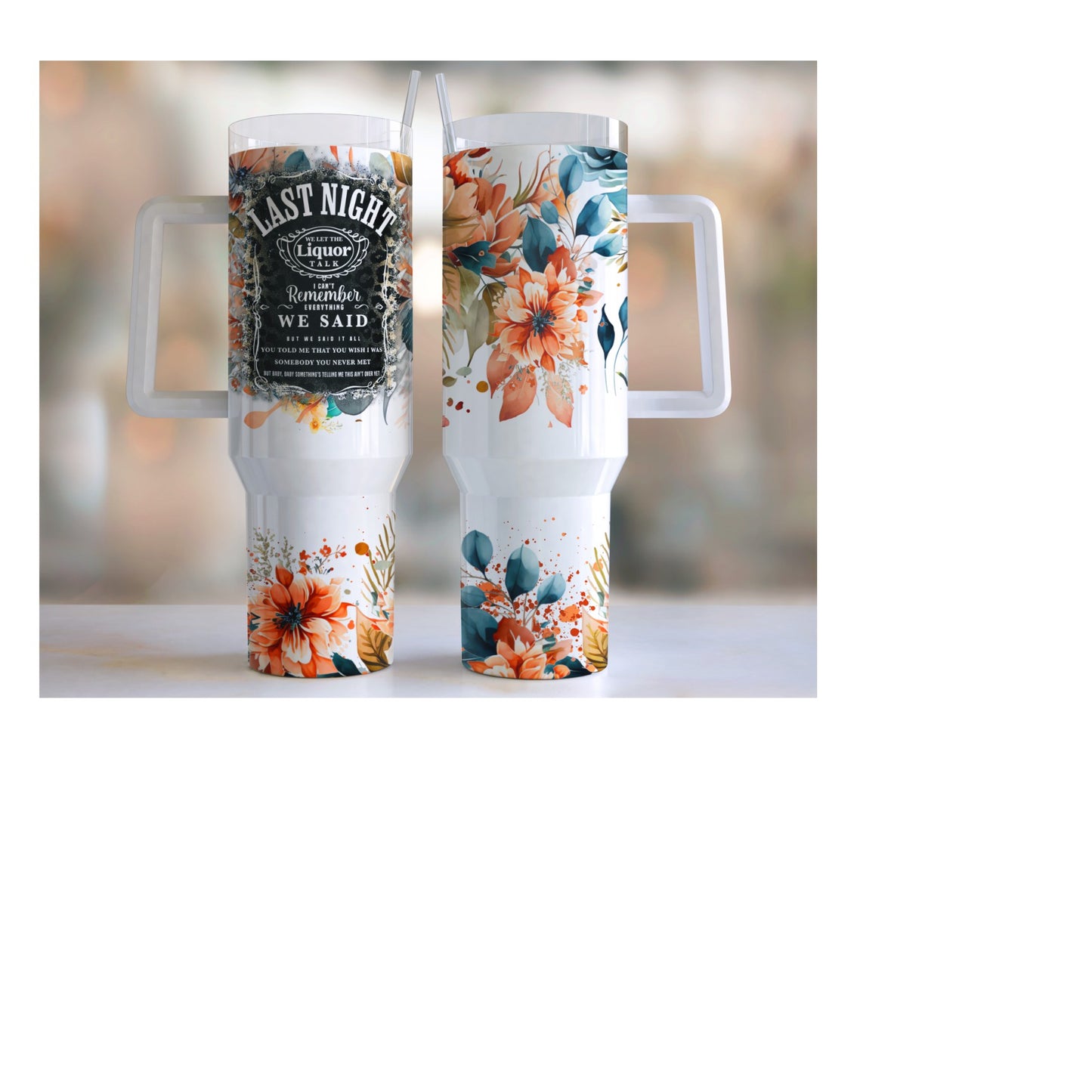 Last Night the liqour Tumblers