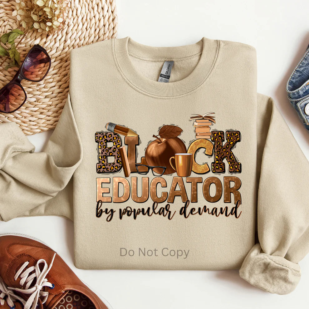 Educador negro por demanda popular