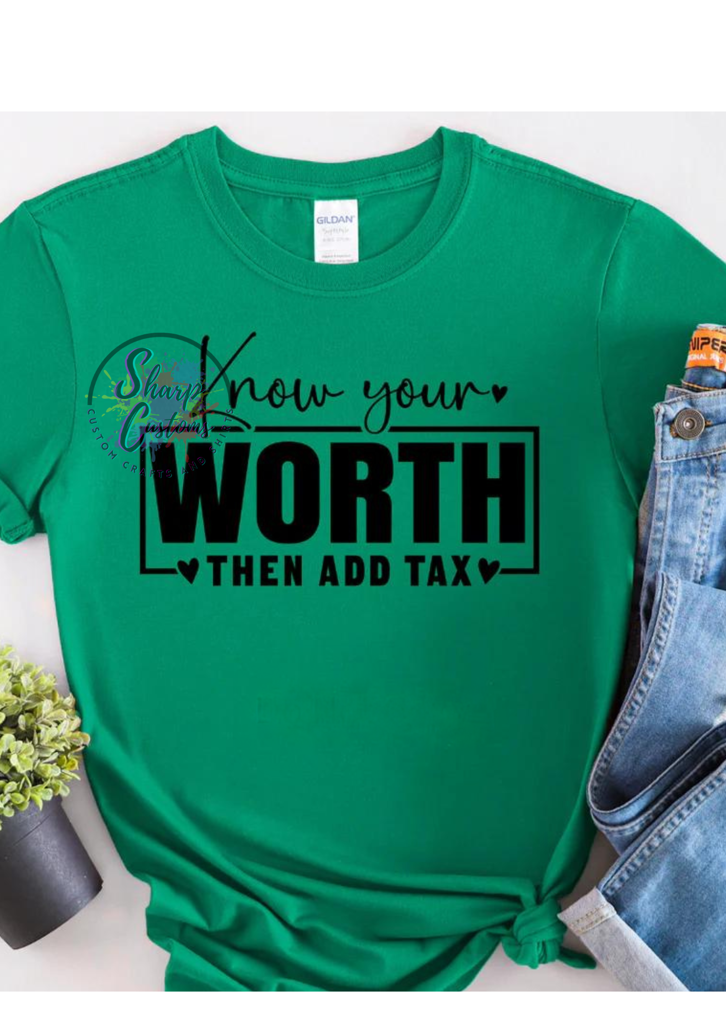 Know your worth and add tax